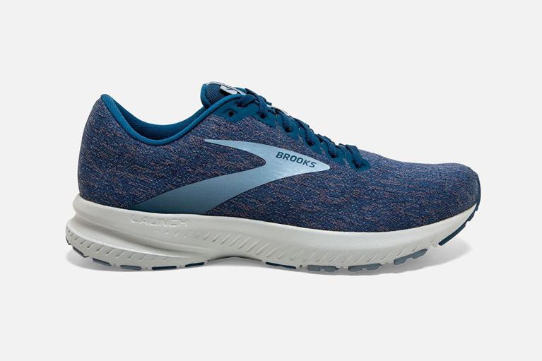 Brooks Launch 7 Men's Road Running Shoes - Blue (98057-DAML)